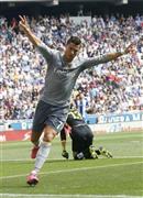 サッカーのスペイン１部リーグ、レアル・マドリードのＦＷ、クリスティアーノ・ロナルド選手＝２０１５年９月１２日、スペイン・カタルーニャ自治州バルセロナ（ロイター）