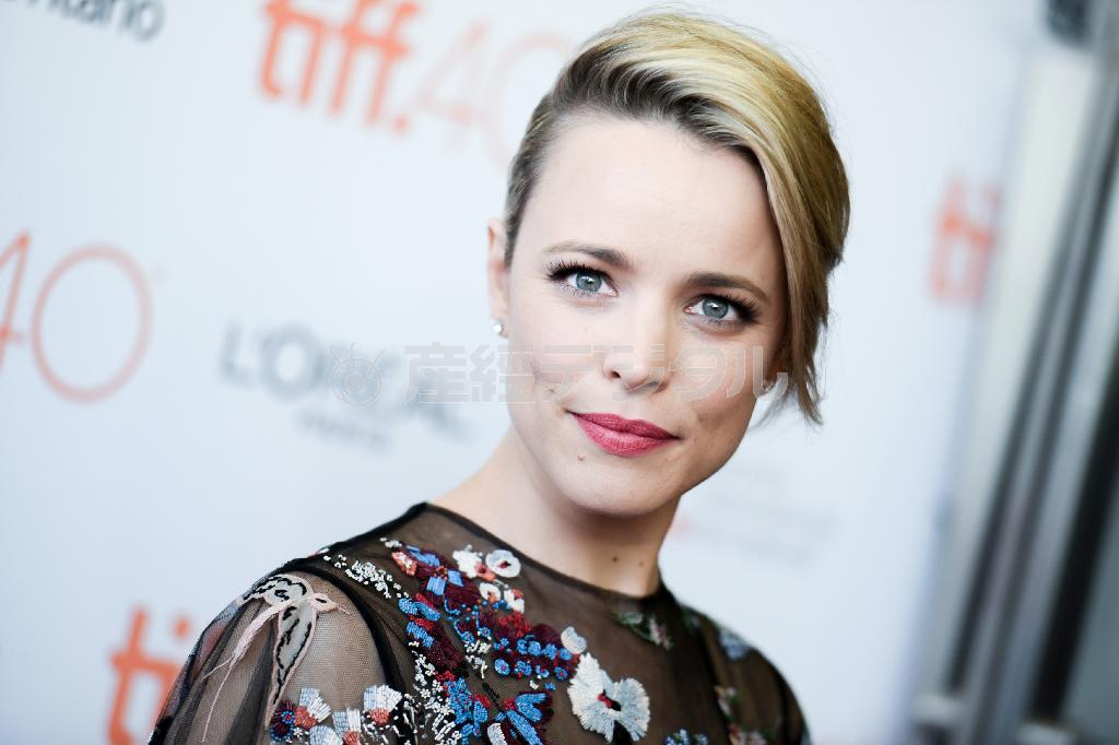 カナダ出身の女優、レイチャル・マクアダムスさん＝２０１５年９月１４日、カナダ・オンタリオ州トロント（ＡＰ）