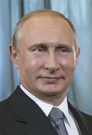 ウラジーミル・プーチン大統領＝２０１５年８月２６日、ロシア・首都モスクワ（ＡＰ）