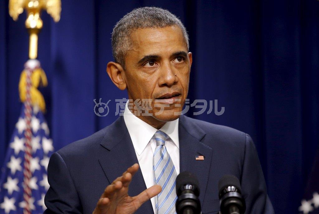バラク・オバマ米大統領＝２０１５年９月１８日、米国・首都ワシントン（ロイター）