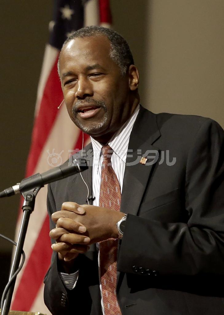 元神経外科医、ベン・カーソン氏＝２０１５年６月２８日、米アラバマ州バーミングハム（ＡＰ）