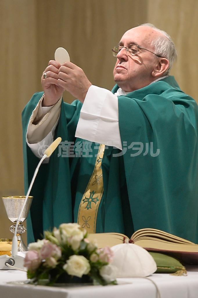 ローマ法王フランシスコ＝２０１５年９月１日、バチカン（ＡＰ）