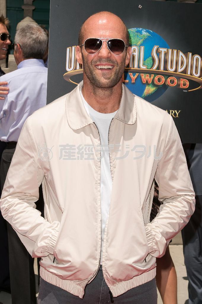 英俳優、ジェイソン・ステイサムさん＝２０１５年６月２３日、米カリフォルニア州ユニバーサルシティ（ＡＰ）