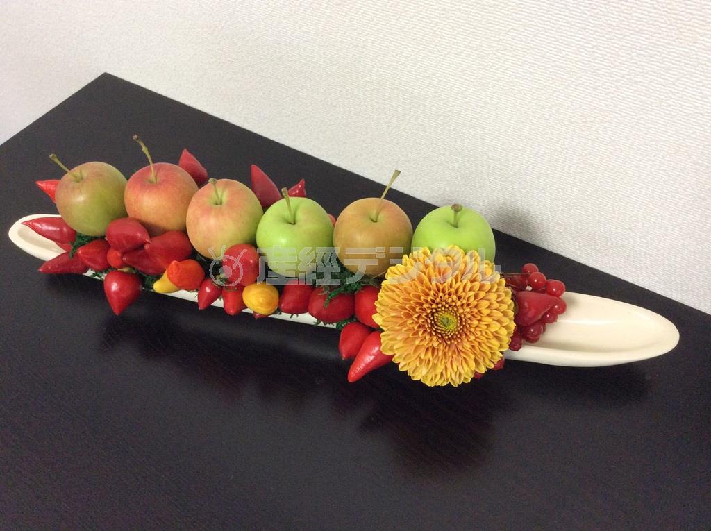 実りの秋＿トウガラシでにぎやかに（Ｆｉｎｉｓｈ！、花千代さん提供）