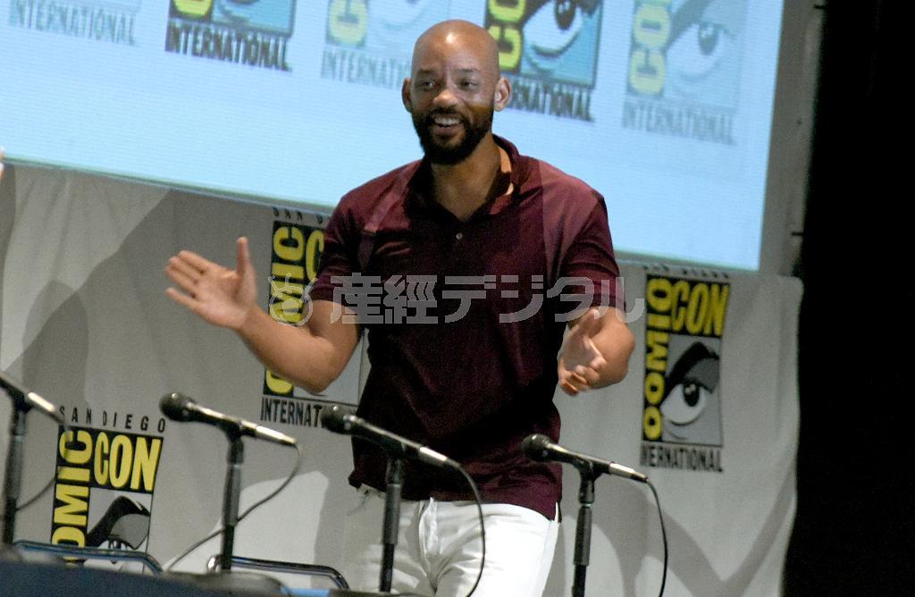 米俳優、ウィル・スミスさん＝２０１５年７月１１日、米カリフォルニア州サンディエゴ（ＡＰ）