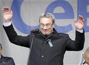 公金搾取の疑いで拘束されたロシア中北部のコミ共和国のビャチスラブ・ガイゼル首長。クレムリンとの関係に問題はなかったはずだが…＝２０１５年９月１９日、ロシア連邦・コミ共和国ヴォルクタ（ロイター）