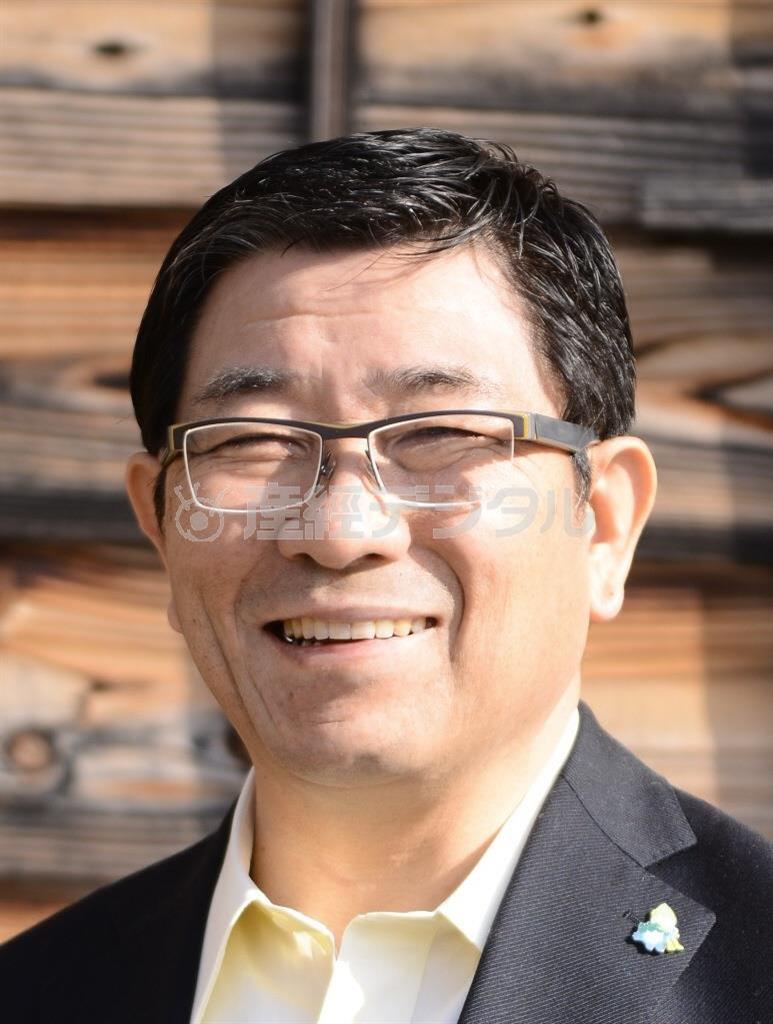 岐阜県の古田肇知事＝２０１５年１月１６日、岐阜県（藤沢志穂子撮影）