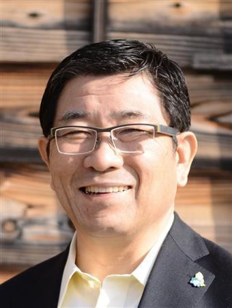 岐阜県の古田肇知事＝２０１５年１月１６日、岐阜県（藤沢志穂子撮影）