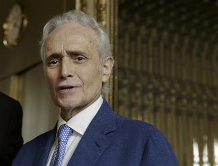 スペインのオペラ歌手で“三大テノール”の一人、ホセ・カレーラスさん＝２０１５年７月２９日、イタリア・ロンバルディア州ミラノ（ＡＰ）