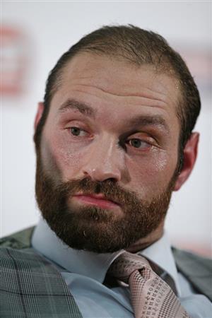 ボクシングのタイソン・フューリー選手＝２０１５年９月２３日（ロイター）