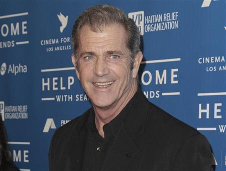 米俳優、メル・ギブソンさん＝２０１２年１月１４日、米カリフォルニア州ビバリーヒルズ（ロイター）