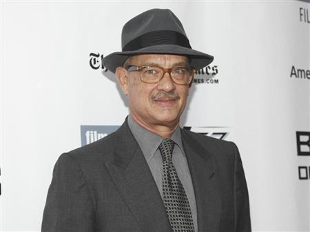 米俳優、トム・ハンクスさん＝２０１５年１０月４日、米ニューヨーク（ＡＰ）