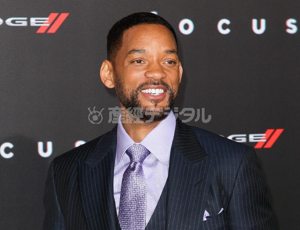 米俳優、ウィル・スミスさん＝２０１５年２月２４日、米カリフォルニア州ロサンゼルス（ＡＰ）