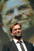サッカーのドイツ・ブンデスリーガ、ドルトムント前監督のユルゲン・クロップ氏＝２０１５年５月３１日、ドイツ・首都ベルリン（ＡＰ）
