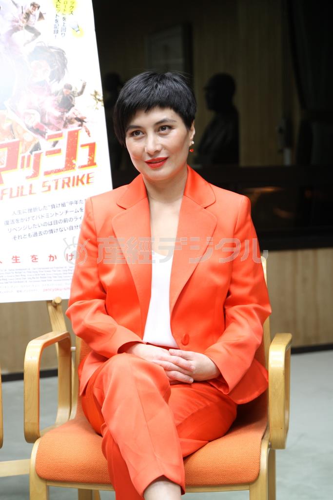 体育会系を自認するジョシー・ホーさんは「香港映画ではスポーツアクションのジャンルが手薄になってきた」と残念そうに語った＝２０１５年９月１９日（アンプラグド提供）