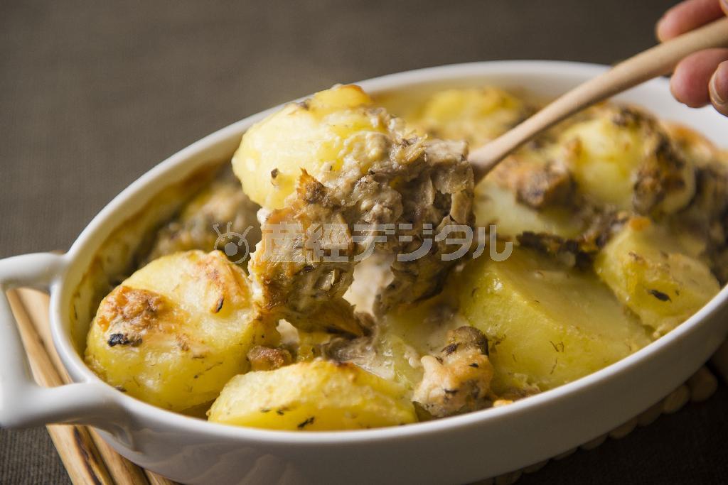 かんたんグラタン（松下二郎さん撮影）