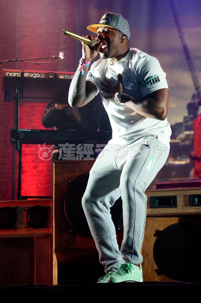 ロンドン出身のドラム＆ベース・バンド「ルディメンタル」＝２０１５年７月１７日、英国・首都ロンドン（ＡＰ）