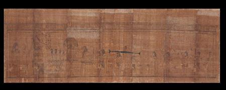 「呪文１２５のビネット、通称『死者の書』より」プトレマイオス王朝エジプト（３０５～３０ＢＣ、提供写真）。（Ｃ）Ｆｏｎｄａｔｉｏｎ＿Ｇａｎｄｕｒ＿ｐｏｕｒ＿ｌ’Ａｒｔ，Ｇｅｎｅｖａ，Ｓｗｉｔｚｅｒｌａｎｄ．Ｐｈｏｔｏｇｒａｐｈｅｒ：Ｓｓｄｒａ＿Ｐｏｉｎｅｔｅｔ