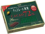 明治「チョコレート効果カカオ７２％２６枚入り」