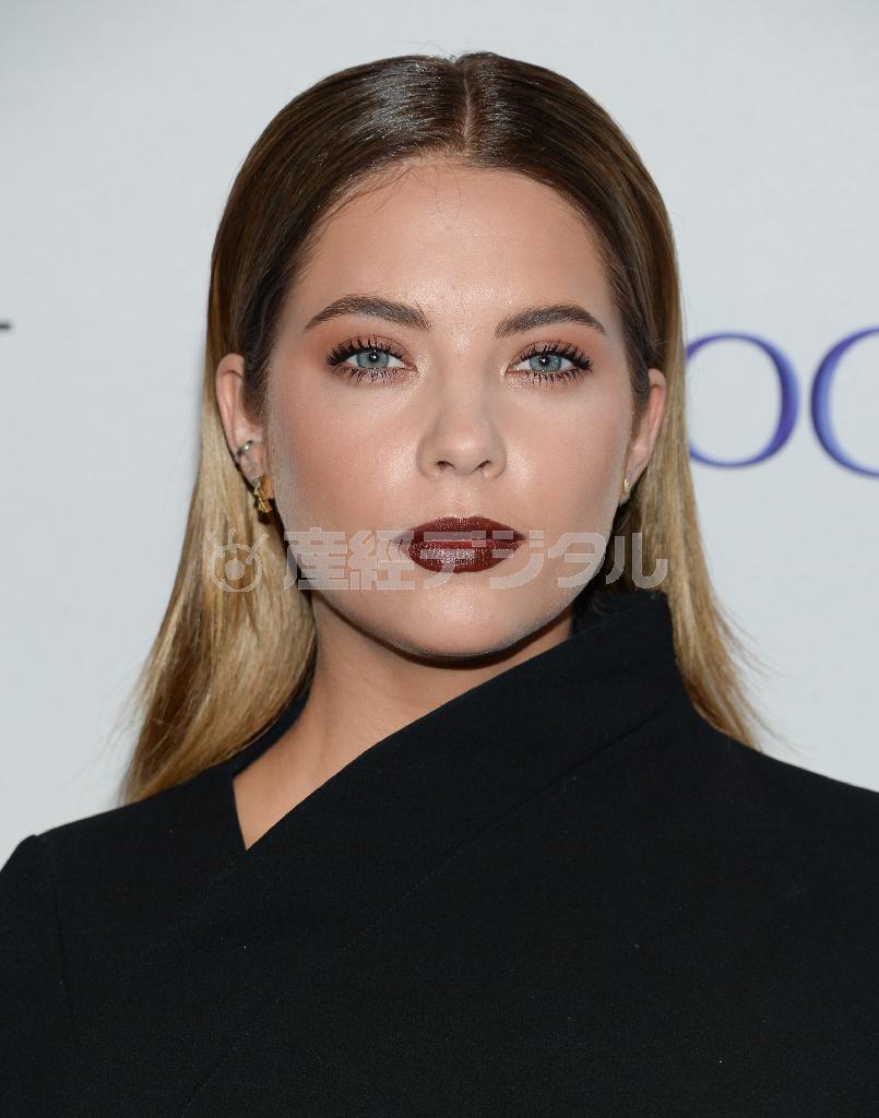 米女優のアシュレイ・ベンソンさん＝２０１５年１０月１１日、米ニューヨーク（ＡＰ）