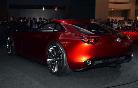 マツダの「ＲＸ－ＶＩＳＩＯＮ」＝東京ビッグサイト（撮影：大竹信生）