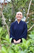 日蓮宗系の尼僧、鈴木日宣（すずき・にっせん）さん＝２０１５年１０月２９日、千葉県内（野村成次撮影）