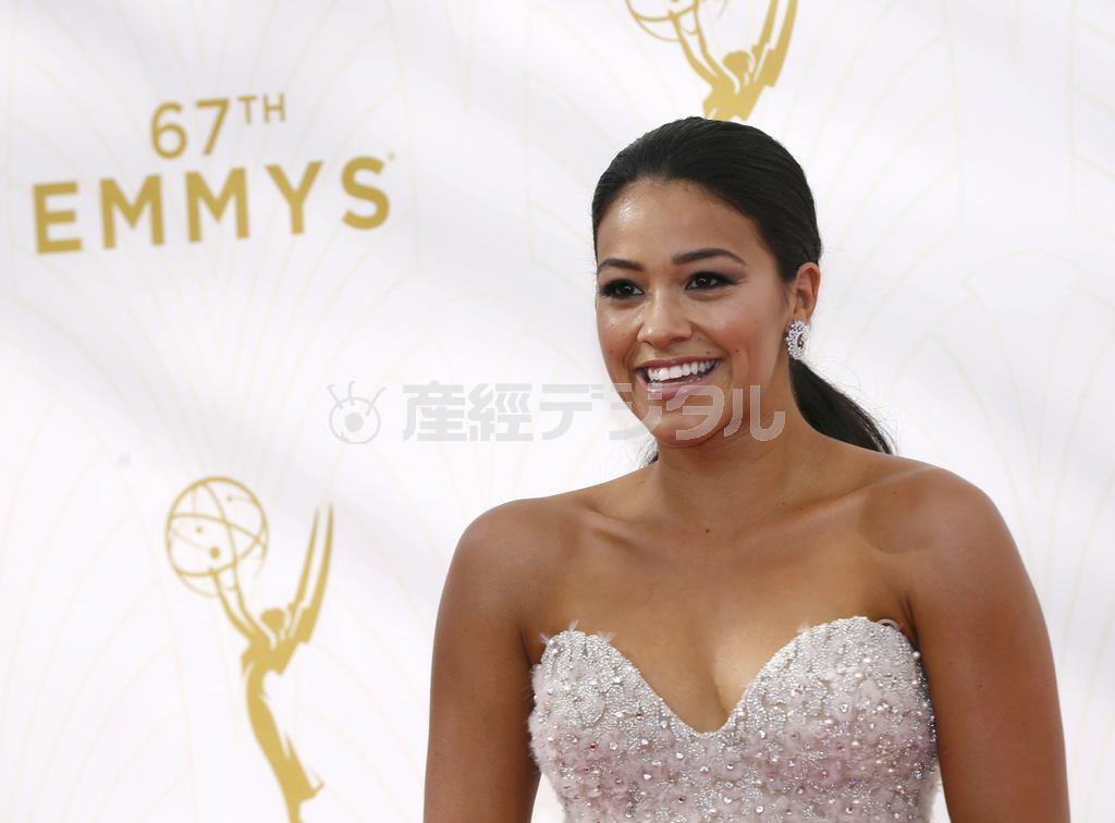 米女優、ジーナ・ロドリゲスさん＝２０１５年９月２０日、米カリフォルニア州ロサンゼルス（ロイター）