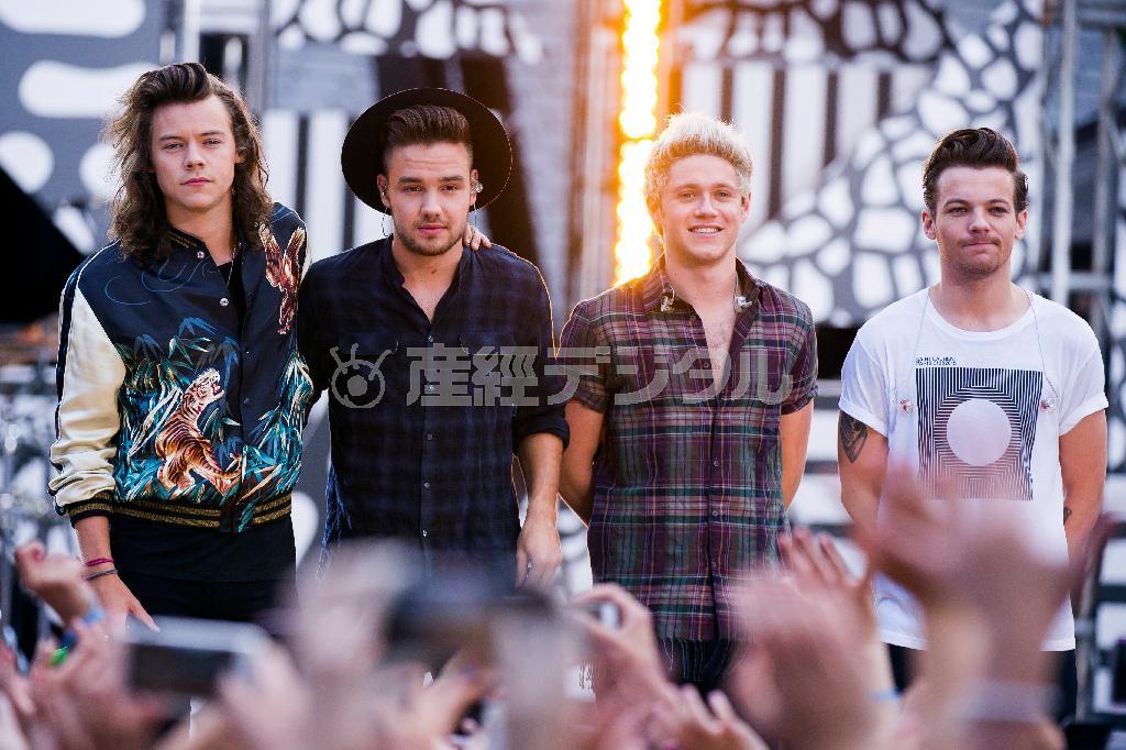 英ボーイズグループ「ワン・ダイレクション（１Ｄ）」＝２０１５年８月４日、米ニューヨーク（ＡＰ）