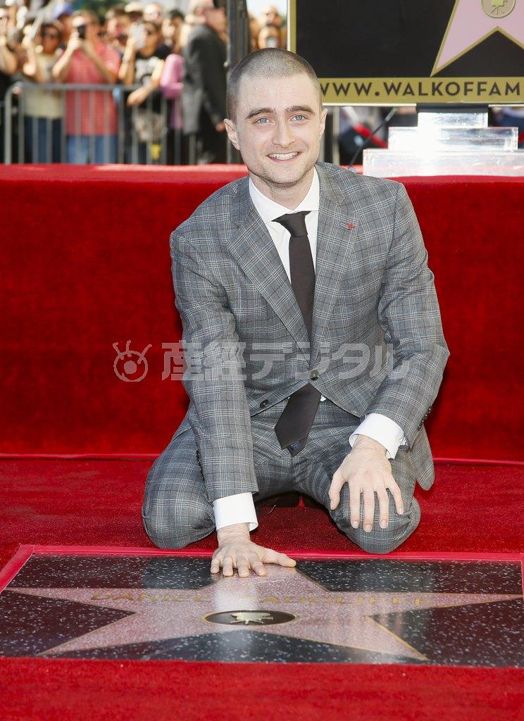 英俳優、ダニエル・ラドクリフさん＝２０１５年１１月１２日、米カリフォルニア州ハリウッド（ロイター）