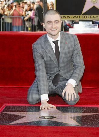 英俳優、ダニエル・ラドクリフさん＝２０１５年１１月１２日、米カリフォルニア州ハリウッド（ロイター）