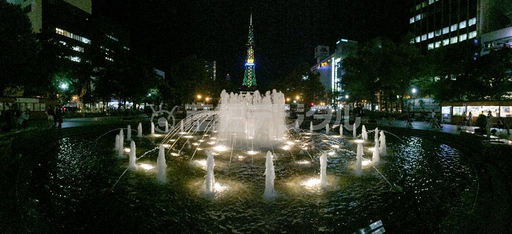 夜景もパノラマで撮影に挑んでみてはどうだろうか？より奥行きと広がりのある写真となる＝２０１５年９月１７日（野口隆史さん撮影）