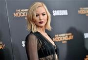 米女優、ジェニファー・ローレンスさん＝２０１５年１１月１８日、米ニューヨーク（ＡＰ）