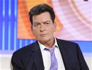 米俳優、チャーリー・シーンさん＝２０１５年１１月１７日、米ニューヨーク（ＡＰ）