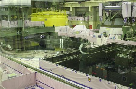 福島第２原発４号機の原子炉建屋６階のオペレーティングフロア＝４月１４日、福島県楢葉町