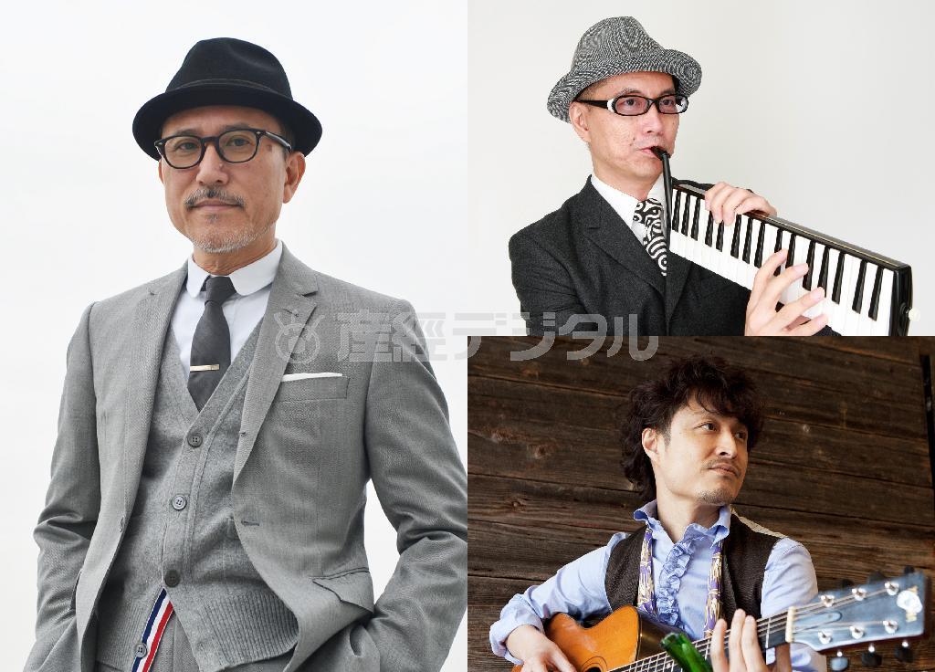 高橋幸宏（左）、Ｄｒ．ｋｙＯｎ（上）、高田漣（提供写真）