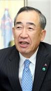 「海外市場の開拓に力を入れる」と話す三菱電機の柵山正樹社長（野村成次撮影）