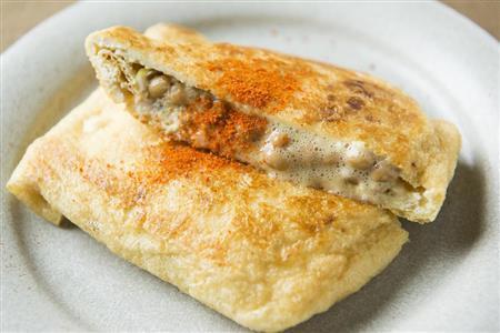 油揚げの贅沢お揚げ焼き（松下二郎さん撮影）