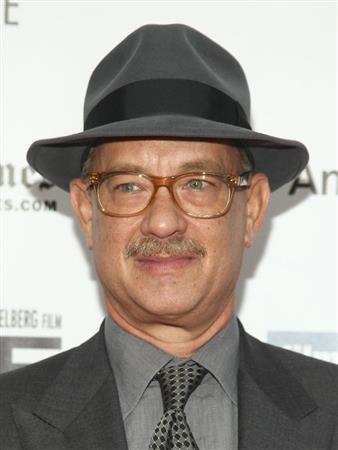 米俳優・映画監督のトム・ハンクスさん＝２０１５年１０月４日、米ニューヨーク（ＡＰ）