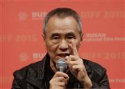 台湾の映画監督、侯孝賢（ホウ・シャオシェン）氏＝２０１５年１０月２日、韓国・釜山（ＡＰ）