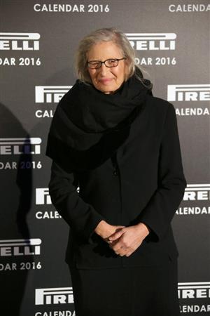 米写真家、アニー・リーボビッツさん＝２０１５年１１月３０日、英国・首都ロンドン（ＡＰ）