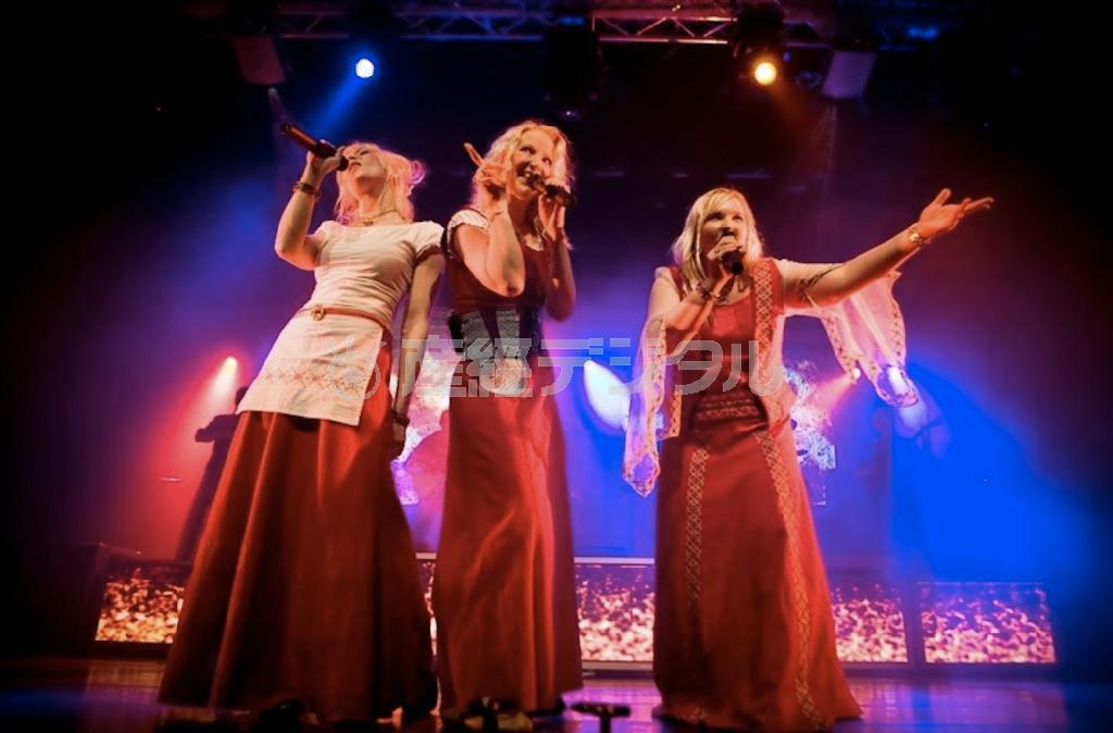 フィンランドの民謡をベースにしたコーラスが魅力のバルティナはライブも好評だ（提供写真）