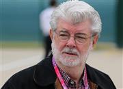 米映画監督、ジョージ・ルーカス氏＝２０１５年１２月１日、英国・シルバーストーン（ロイター）