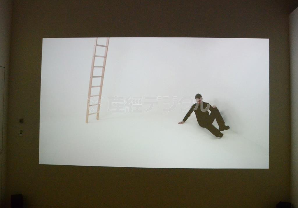 映画「１００回の落下」＝２０１５年１１月２９日、東京都新宿区（原圭介撮影）