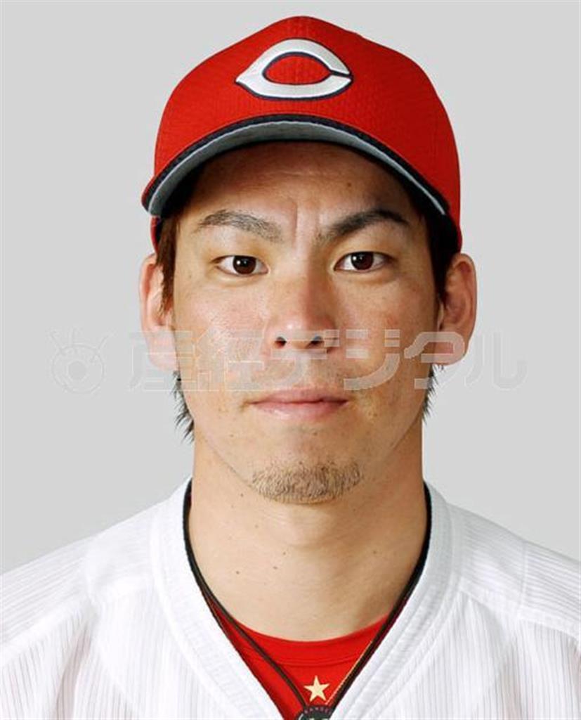 プロ野球、広島の前田健太投手（共同）