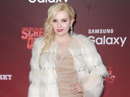 米女優・歌手、アビゲイル・ブレスリンさん＝２０１５年９月２１日、米カリフォルニア州ロサンゼルス（ＡＰ）