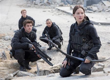 映画「ハンガー・ゲーム」シリーズの完結編となる第４作（ＡＰ）