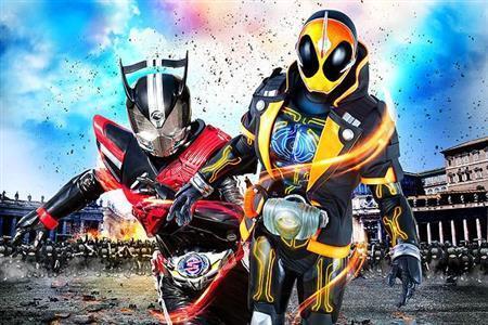 映画「仮面ライダー×仮面ライダー＿ゴースト＆ドライブ＿超ＭＯＶＩＥ大戦ジェネシス」。１２月１２日公開（東映提供）。「ゴースト＆ドライブ」製作委員会。（Ｃ）石森プロ・テレビ朝日・ＡＤＫ・東映