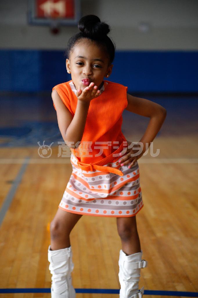 米国の４歳の少女、ヘブン・キングちゃん＝２０１５年（ＡＰ）