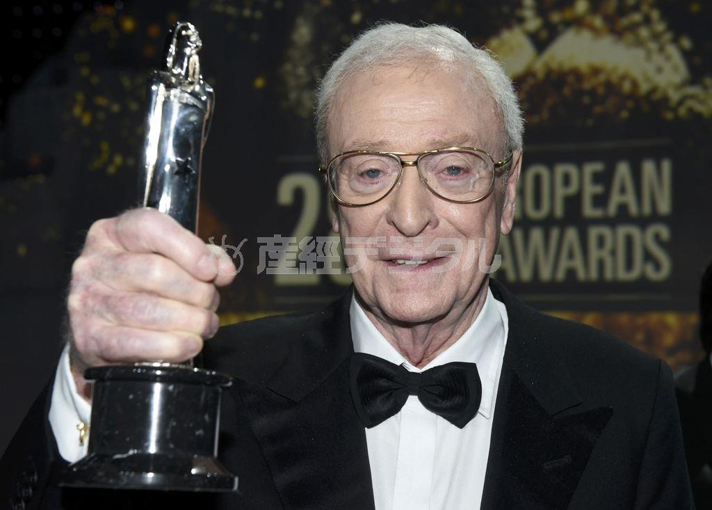 英俳優、マイケル・ケインさん＝２０１５年１２月１２日、ドイツ・首都ベルリン（ロイター）