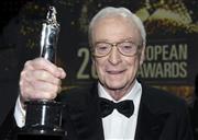 英俳優、マイケル・ケインさん＝２０１５年１２月１２日、ドイツ・首都ベルリン（ロイター）